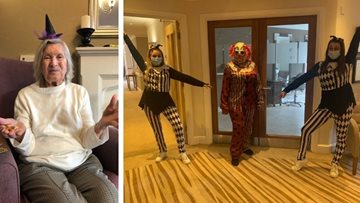 Newcastle care home Residents enjoy a Spooktacular Halloween weekend